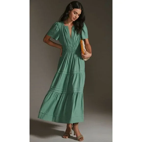 chinese dress ladies Linen Maxi Dress with Adjustable Straps